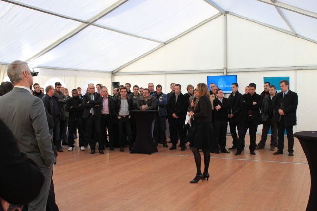 Nombreux participants à cette réception des voeux